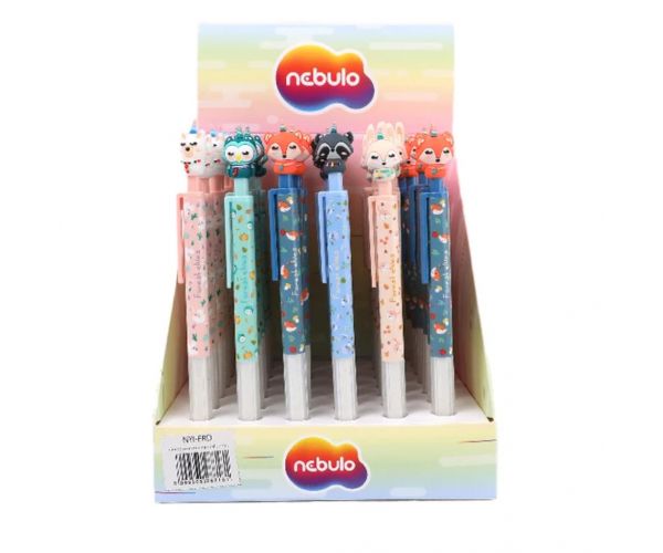 Nebulo: Creion mecanic cu animale de pădure, 0,5 mm, diverse modele, 1 buc.