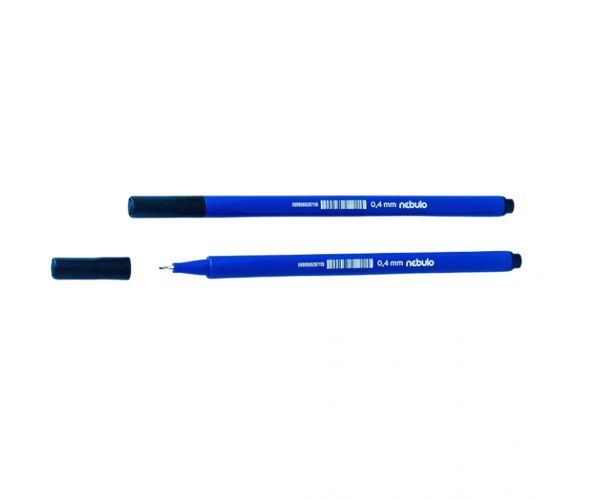 Nebulo: Creion tip liner triunghiular, culoare neagră, 0,4 mm - 722-B