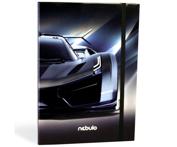 Nebulo: Cutie pentru caiete, format A4, cu mașini sport