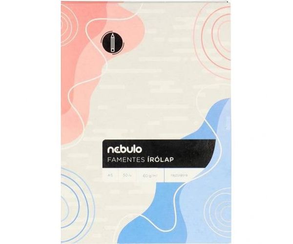 Nebulo: Foaie de scris fără lemn A/5 laminată 50 buc.