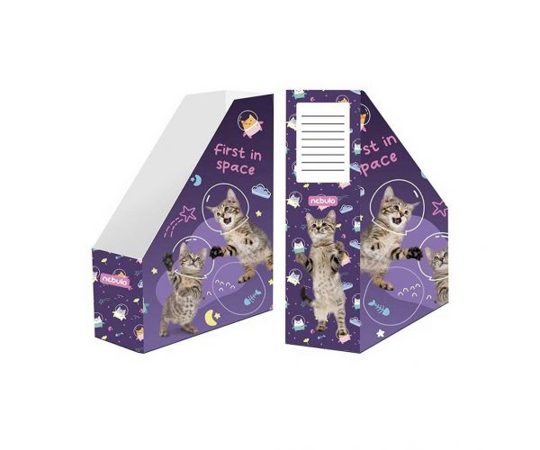 Nebulo: Husă pliabilă din hârtie pentru documente, cu model Astrocat