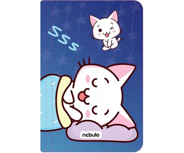 Nebulo: Mapă cu elastic, format A4, Pisică