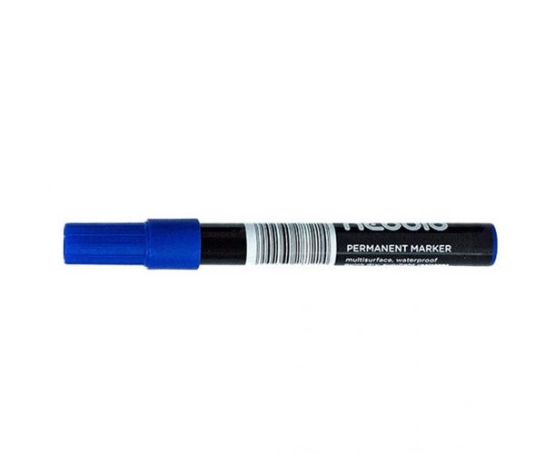 Nebulo: Marker albastru pe bază de alcool, vârf conic - 233-S