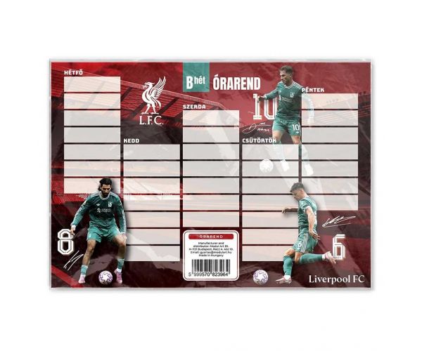 Nebulo: Orarul clasei Liverpool A/5