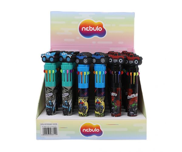 Nebulo: Pix cu bilă în 10 culori, design Offroad, diverse modele, 1 buc.