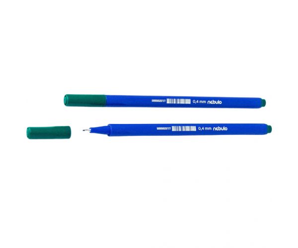 Nebulo: Pix triunghiular cu vârf subțire, culoare verde, 0,4 mm - 722-B