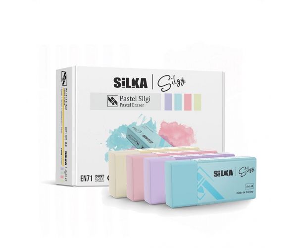 Nebulo: Radieră Silka - culori pastelate 1buc