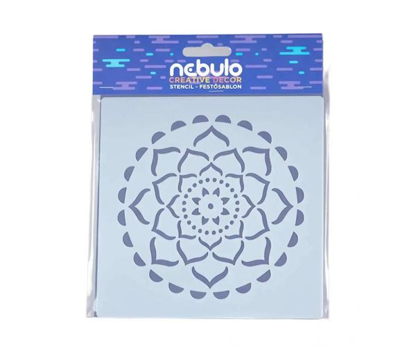 Nebulo: Șablon din plastic pentru mandale