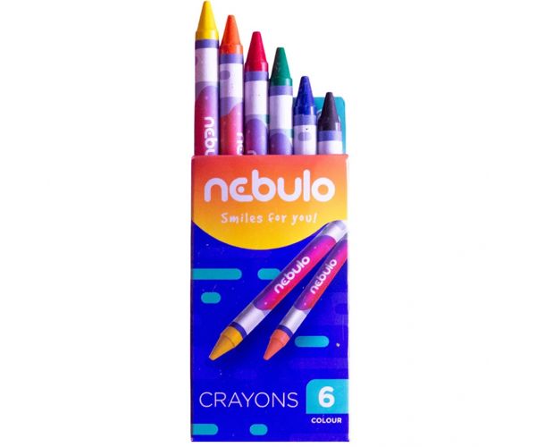 Nebulo: Set de 6 creioane cerate