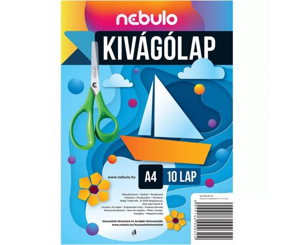 Nebulo: Set de foi decupabile A4, 10 coli