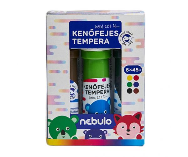 Nebulo: Set de tempera cu aplicator 6x45ml