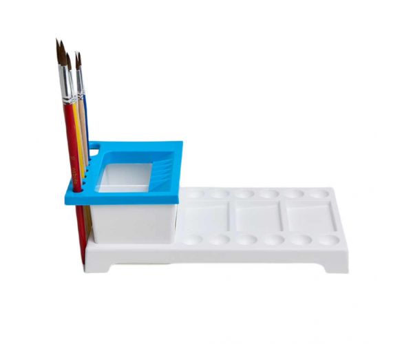 Nebulo: Set paletă de pictură și spălător de pensule
