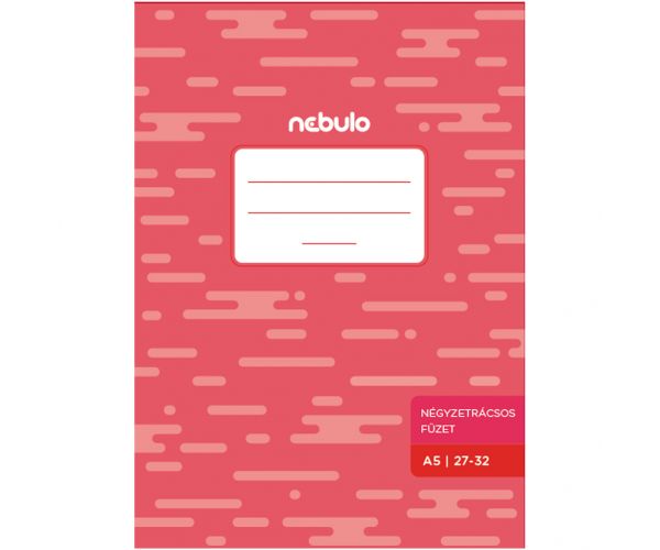 Nebulo: caiet capsat cu pătrățele 27-32 A5
