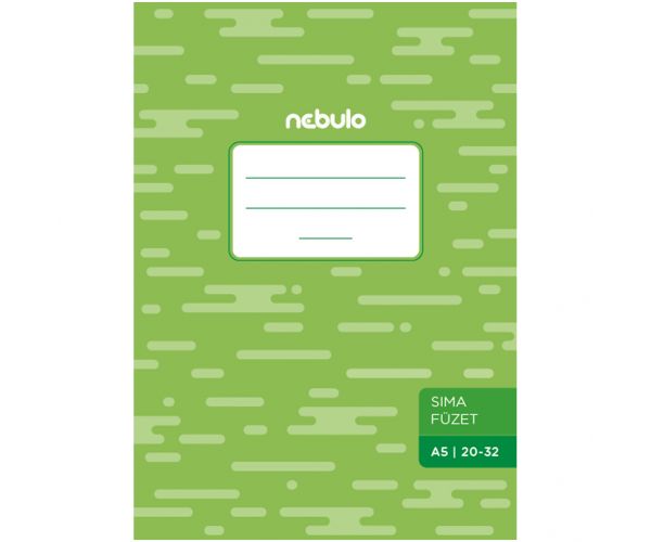 Nebulo: caiet capsat, simplu, 20-32 A/5