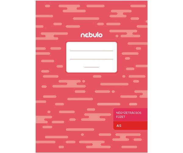 Nebulo: caiet cu spirală, pătrățat, A5