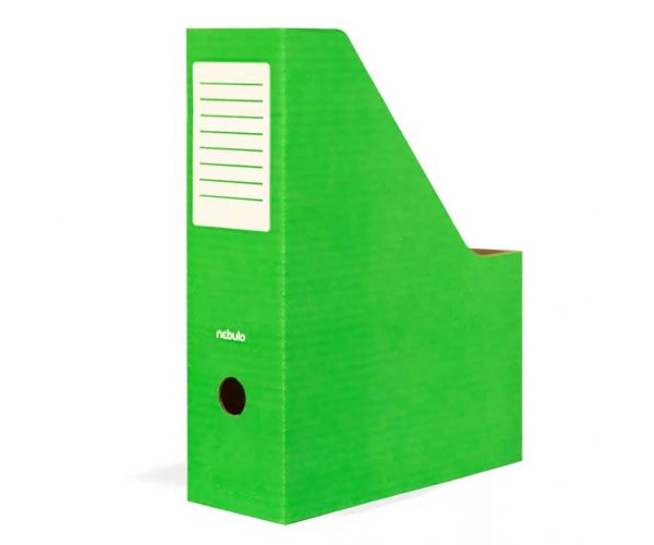 Nebulo: dosar pliabil din carton pentru arhivare, 80 mm, verde