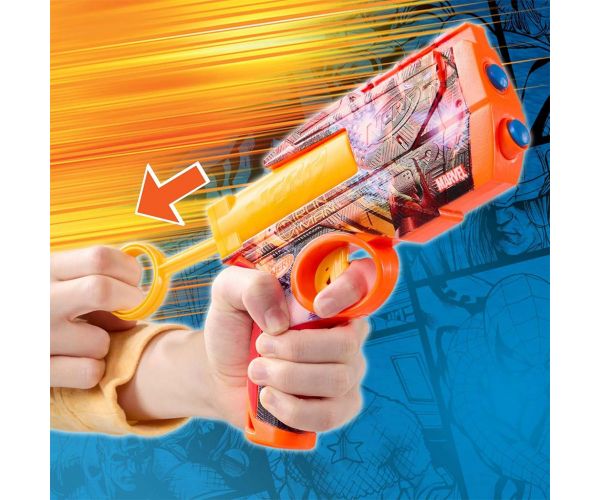 Nerf: Marvel Omul de Fier - armă care trage proiectile din spumă - Hasbro