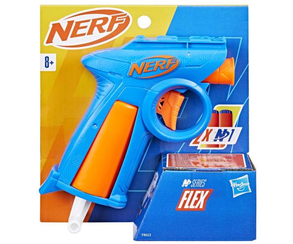Nerf: N-Series: Flex lansator de burete cu 2 proiectile - Hasbro