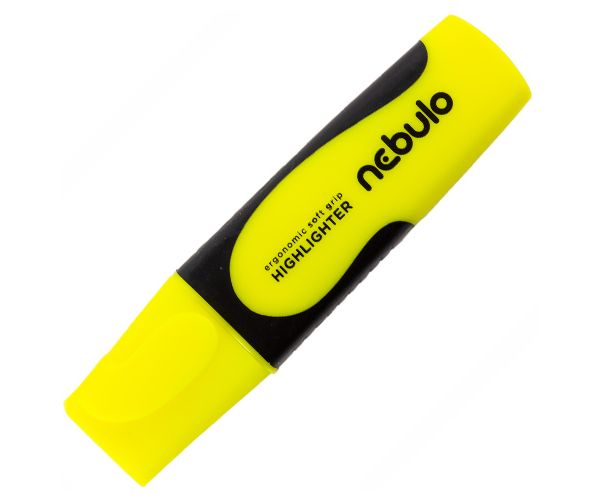 Nebulo: Neon textliner galben lămâie textliner 1 bucată