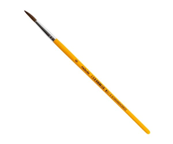 Nebulo: Pensulă cu mâner vopsit de mărimea 6