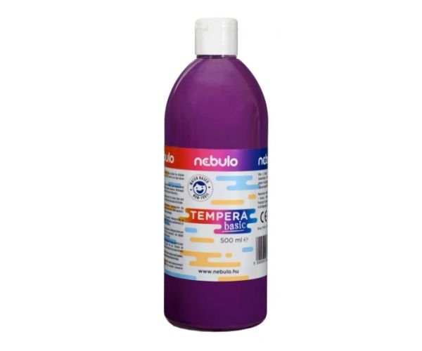 Nebulo: tempera lichidă 500ml culoarea mov în sticlă