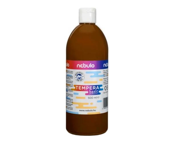 Nebulo: tempera lichidă 500ml în sticlă culoarea maro