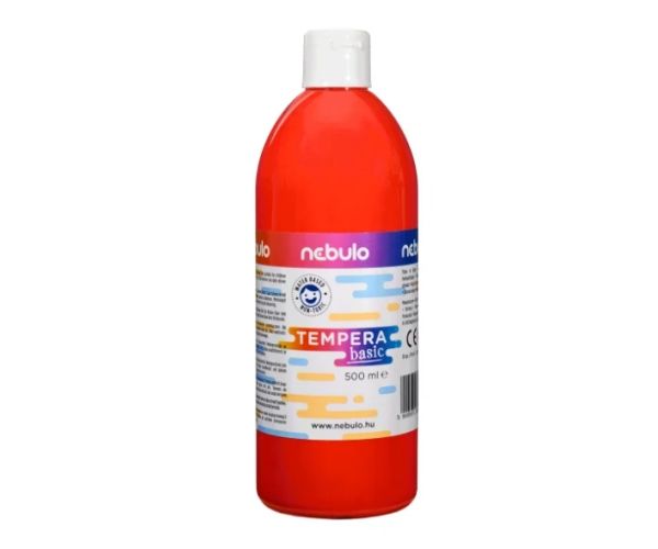 Nebulo: tempera lichidă 500ml în sticlă culoarea roșie