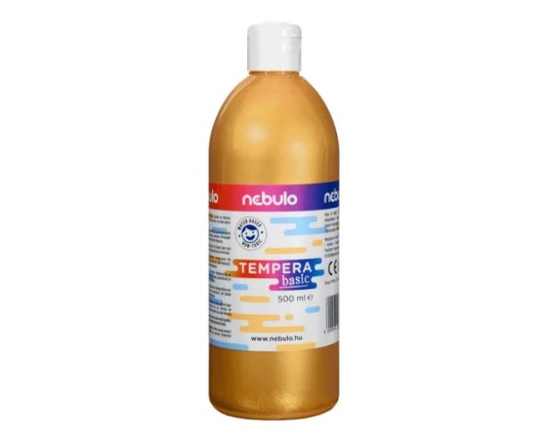Nebulo: tempera lichidă culoarea auriu 500ml în sticlă