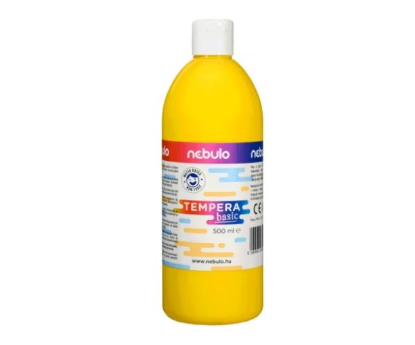 Nebulo: tempera lichidă de culoare galbenă în sticlă de 500ml