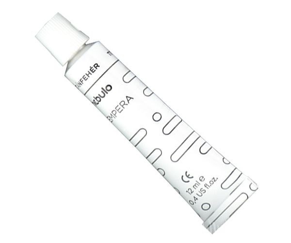Nebulo: Titánfehér tubusos tempera 12ml 1db