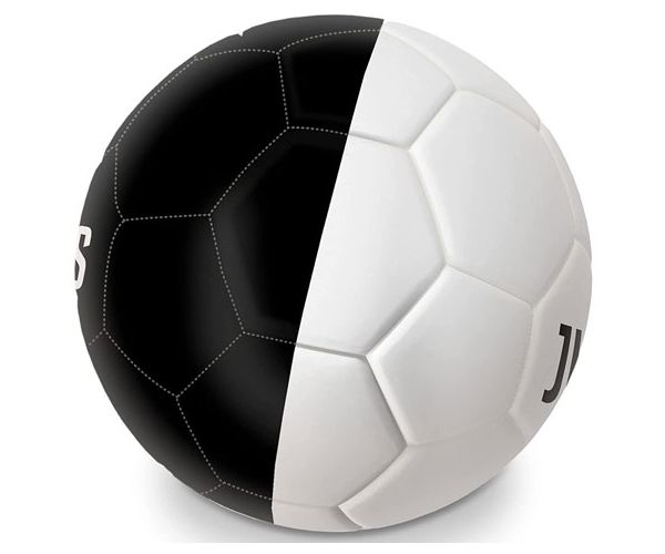 Negru-alb Juventus minge de fotbal mărmea 5 - Mondo Toys
