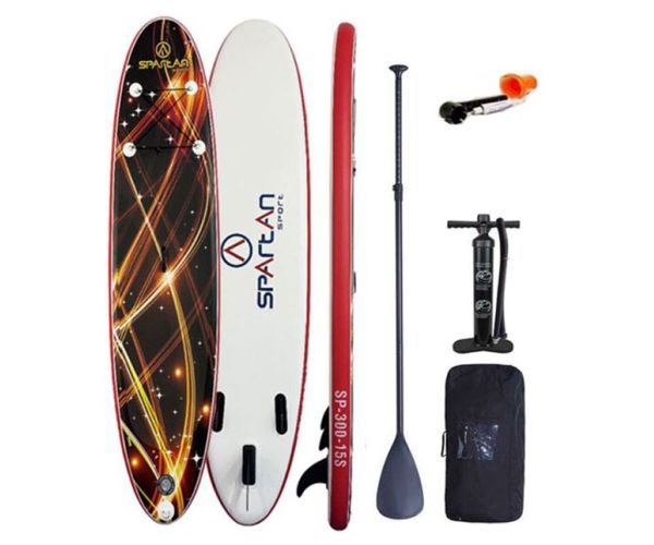 Fekete Solar SP-320 SUP Stand Up Paddle készlet 320cm-es - Spartan