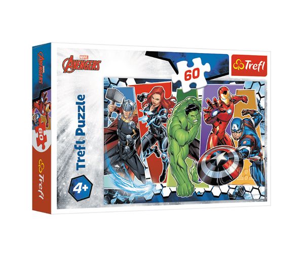Neînvinșii Avengers puzzle 60 bucăți - Trefl