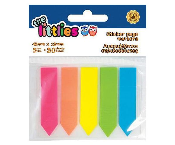 Neon Post-it 5x20db 48x12mm
