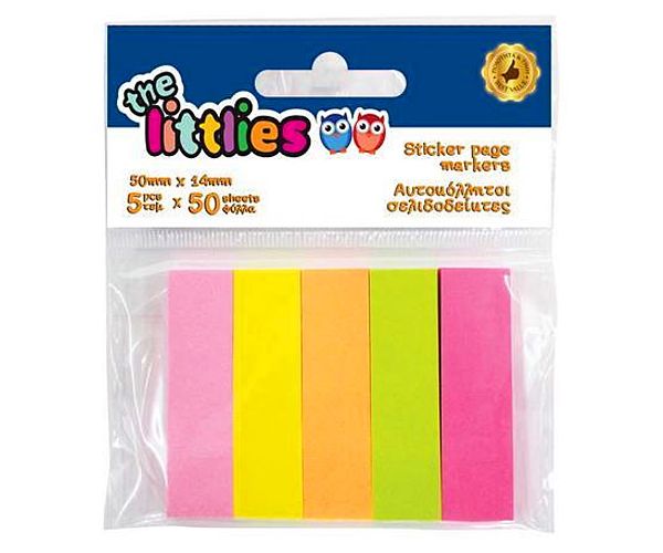 Neon Post-it 5x50db 50x14mm