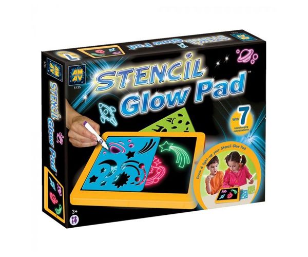 Neon tabel de desen luminează în întuneric