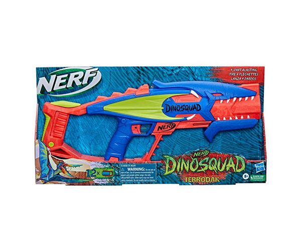Nerf Dinosquad Terrodak szivacslövő fegyver 12 lőszerrel - Hasbro