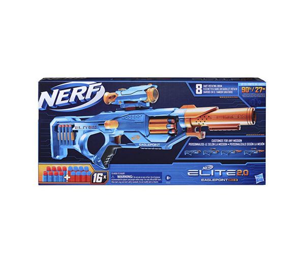 Nerf Elite 2.0 Eaglepoint RD-8 szivacslövő fegyver 16 lőszerrel - Hasbro