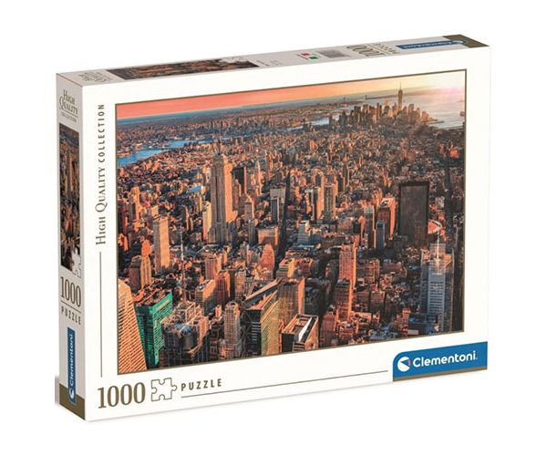 New York City apus de soare HQC puzzle 1000 bucăți - Clementoni