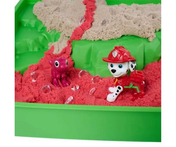 Nisip Kinetic: Set de joacă cu plastilină cu nisip Patrula Cățelușilor Marshall - Spin Master
