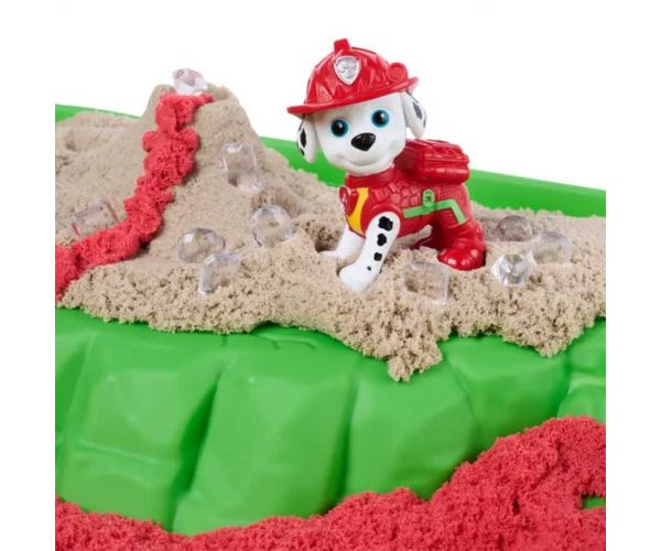 Nisip Kinetic: Set de joacă cu plastilină cu nisip Patrula Cățelușilor Marshall - Spin Master