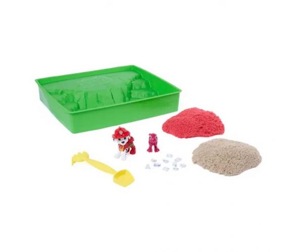 Nisip Kinetic: Set de joacă cu plastilină cu nisip Patrula Cățelușilor Marshall - Spin Master
