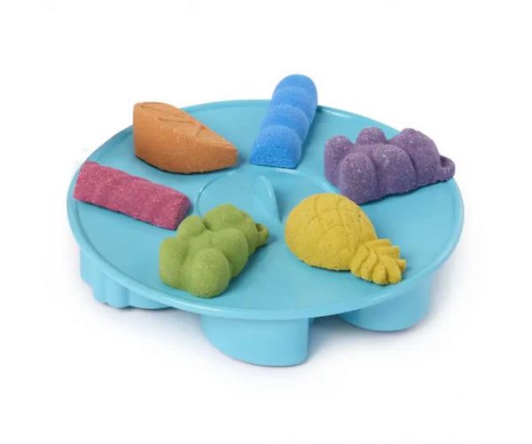 Nisip Kinetic: Set de plastilină de nisip Stația Dulciurilor - Spin Master