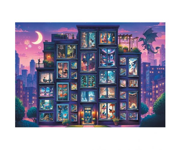 Noapte plină de povești Premium Plus, puzzle de 1000 de piese - Trefl