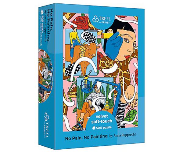 No pain, No painting catifea moale la atingere 500 bucăți puzzle - Trefl