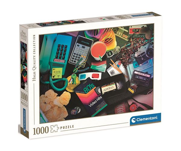 Nostalgia anilor 80 HQC puzzle 1000 bucăți - Clementoni