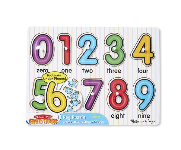 Numere puzzle lemn - Melissa & Doug