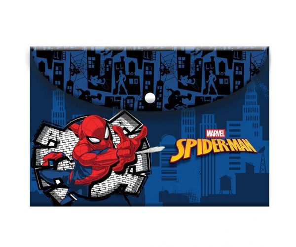 Obligatoriu: mapă cu imprimeu Spider-Man, cu închidere cu capse, dimensiune A4.