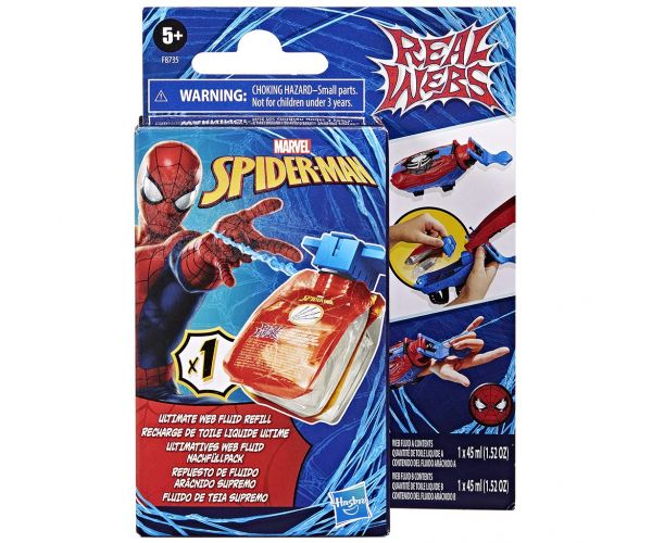 Omul Păianjen: Real Webs Ultimate lichid de reumplere pentru lansator de pânze - Hasbro