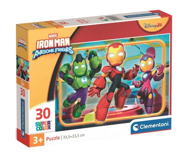 Omul de Fier și prietenii săi minunați puzzle de 30 de piese - Clementoni